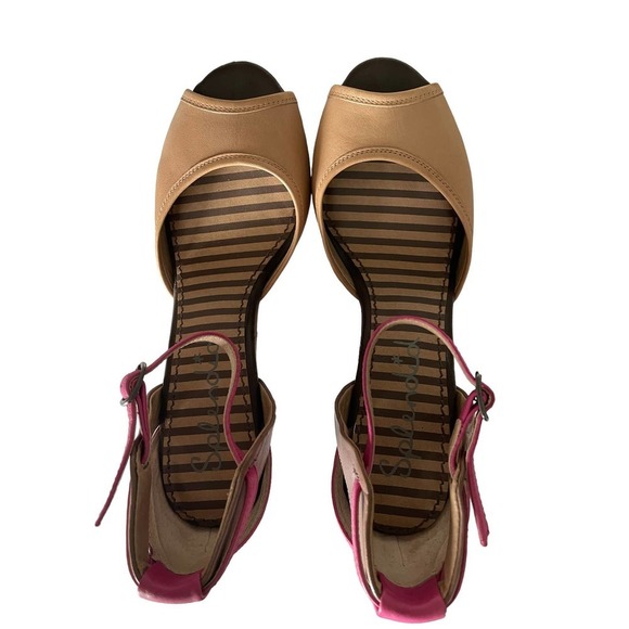 SPLENDA Chunky Peep Toe Heel - Picture 8 of 8